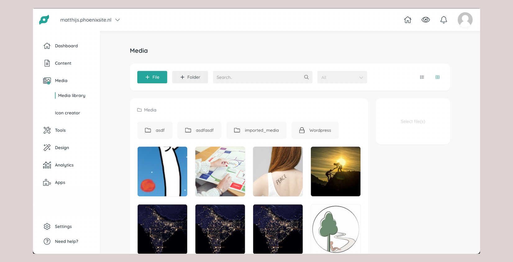 Phoenix project screenshot